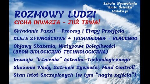 28. ROZMOWY LUDZI - TRENING EKIPY: ŚNIENIE, TECHNOLOGIA INDI "Poziomy Istnienia Obecnego Człowieka"