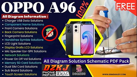OPPO A96 All Schematic Diagram Free Solution