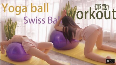 How to Train with Yoga Swiss Ball at Home