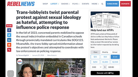 Trans-lobbyists twist parental protest against sexual ideology as hateful … influencing police