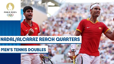 🇪🇸 Nadal / Alcaraz through to third round in men's doubles tennis 🎾 | Paris 2024 Highlights