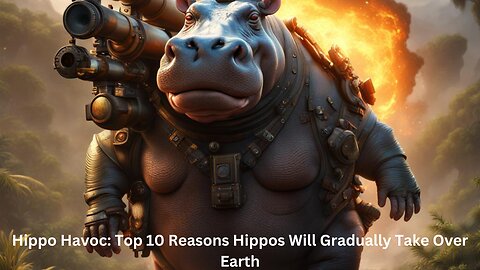 Hippo Havoc: Top 10 Reasons Hippos Will Gradually Take Over Earth