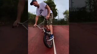 NEXT LEVEL BMX FLATLAND 🤯 #short -James White