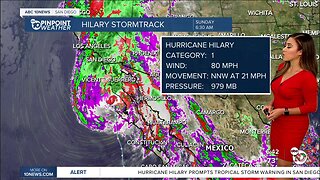 Vanessa's Forecast: Tracking Hilary