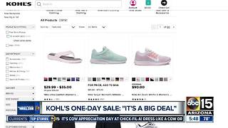 Kohl's holding 'big deal' one-day sale