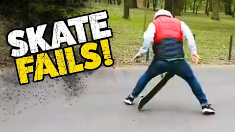 Skateboarding fails FUNNY COMPILATION