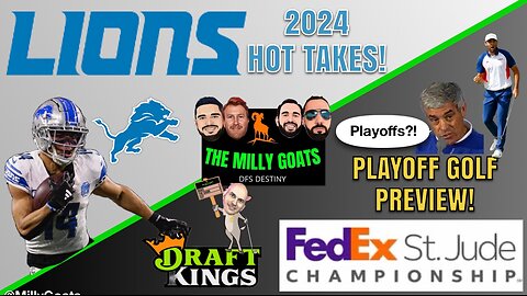 Unexpected NFL QB Rivalry, St. Judes Playoff Golf Preview, & Detroit Lions Hot Takes