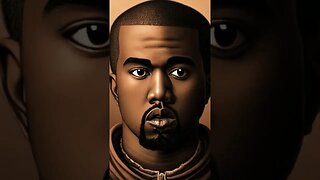 an interesting ai generated portrait of Kanye