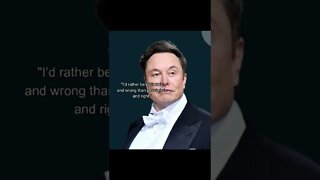 Elon Musk an Alien? His Out of this world word of wisdom quotes 11/11 #shorts