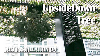 Installation Art 4 - K11 Trees growing upside down - art installation of green building