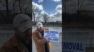 New Junk Removal yard signs! Great marketing - only cost $3.97
