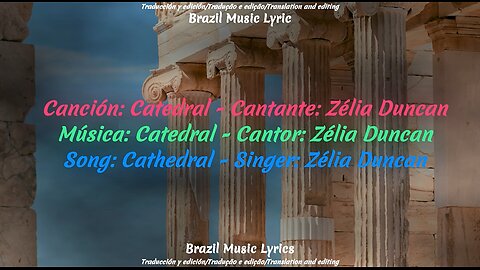 Brazilian Music: Cathedral - Singer: Zélia Duncan