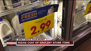 Dont Waste Your Money: Rising cost of grocery store items