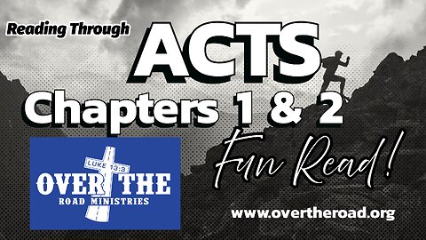 Let's Be Strong "in" Christ, & not conform to this world! ACTS chapters 1-2