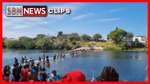 15k Illegal Immigrants From Haiti Cross the Del Rio River Waiting to Come to the US - 3750