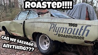 The most rusted out 1969 Plymouth Roadrunner we ever had!