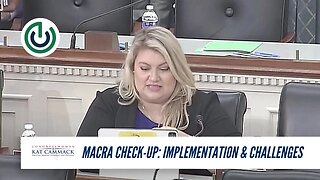 Rep. Cammack Speaks During E&C Oversight & Investigations Hearing On MACRA