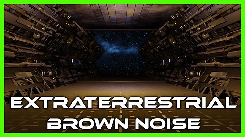 Get ASMR Sleep with Spaceship Brown Noise | Black Screen | 10 Hours