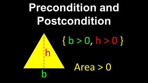 Preconditions and Postconditions - AP Computer Science A