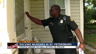 St. Pete officers go door-to-door searching for answers in recent murder investigations