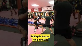 SPOT the Hammer Fist Combo... Creative MMA Striking #shorts