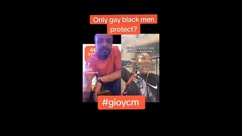 Only gay black men protect? #gioycm #drizzle drizzle #sprinkle Soft guy era #realwomen