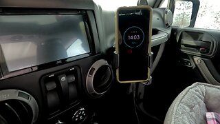 Jeep JK Phone Mount, Hooke Road Multi Function Phone, Cup Holder