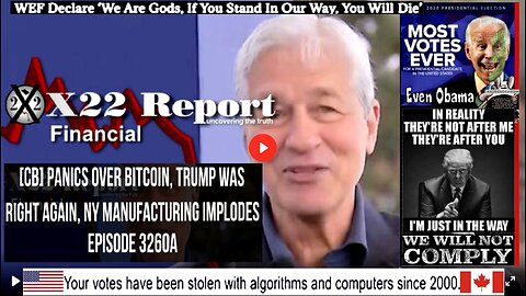 Ep 3260a - [CB] Panics Over Bitcoin, Trump Was Right Again, NY Manufacturing Implodes