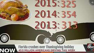 Florida crashes over Thanksgiving holiday