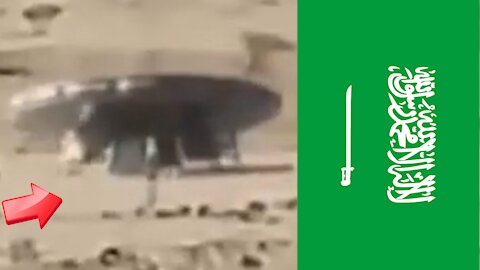 Remote shooting in Saudi Arabia, UFO landing and aliens disembarking [Space]