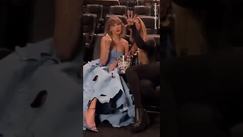 Taylor Swift and Beyonce pose together at 'Eras' film premiere