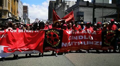 SOUTH AFRICA - Durban - Abahlali baseMjondolo movement SA march (Videos) (k3f)