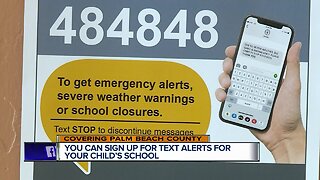Palm Beach County high schools launch text alert system