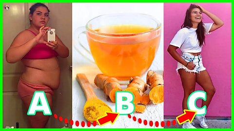 Ginger and Turmeric Tea For Weight Loss Recipe (Detox Drink) Best Weight Loss Drink #shorts