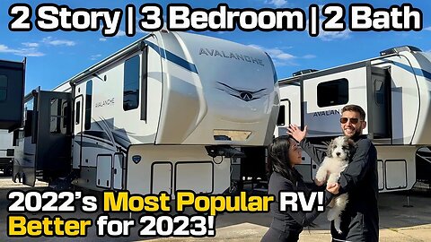 MOST POPULAR RV From 2022!! New Improvements for 2023 | 2023 Keystone Avalanche 390DS