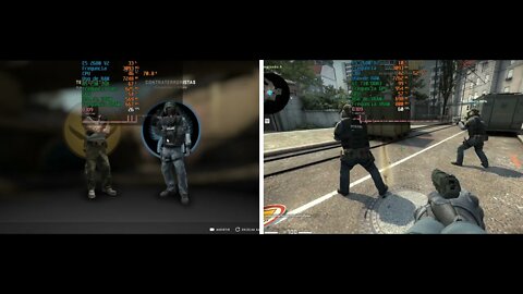 Duelo no CSGO: - Radeon R5 230 1GB DDR3 Sapphire vs GT 710 1GB DDR3 Gigabyte.