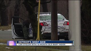 Car stolen with baby inside