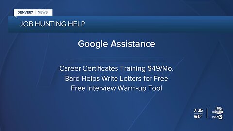 Google has free help with job hunt & paid training
