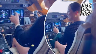 'Not real' plane woman seen flying plane one year since meltdown