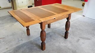 Furniture Restoration - Restoring an Antique Table Damaged by a Flood