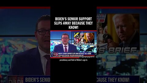 Biden's Senior Support Slips Away Because They KNOW!