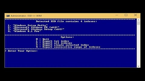 Convertire Install.esd in Install.wim di Windows all (x32x64)