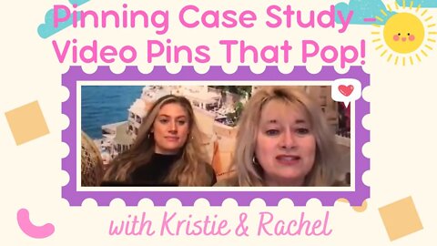 Video Pins That Pop – Pinning Case Study By Kristie Chiles - Make Money On Pinterest!