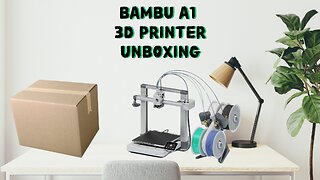 Unboxing BambuLab A1 3d printer