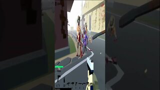 Zombie shooter! Keep shooting! Admit, Very satisfying 2. Crazy games #shorts