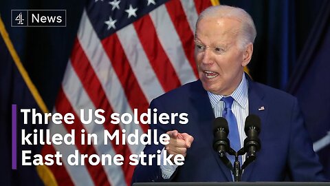 Three US troops killed in reported drone strike on US base - Biden blames ‘Iran-backed’ militants