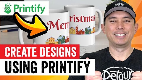 Creating Designs with Printify! AI, Graphics and more....Full Tutorial