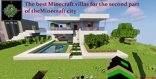 The second part of building a Minecraft villa city- Minecraft master 15