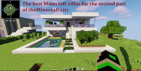 The second part of building a Minecraft villa city- Minecraft master 15