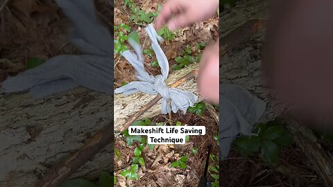 Makeshift life-saving technique #survival #hacks #medical